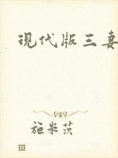 现代版三妻四妾