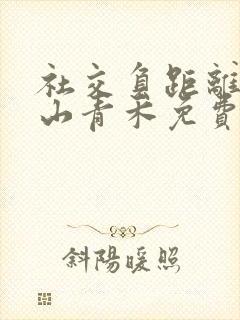 社交负距离by山青禾免费阅读