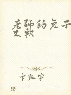 老师的兔子又大又软