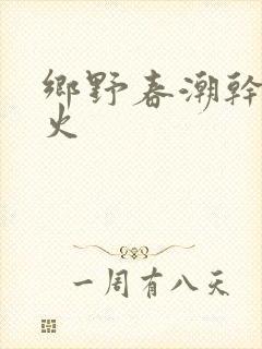 乡野春潮干柴烈火
