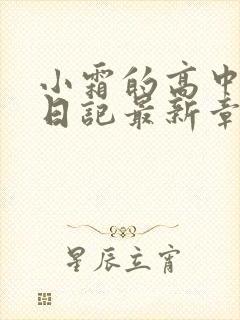 小霜的高中成长日记最新章节