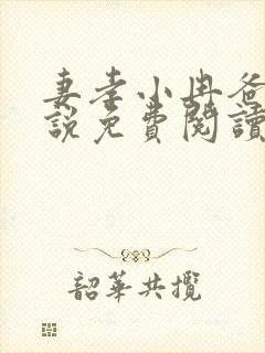 妻孝小冉爸爸小说免费阅读