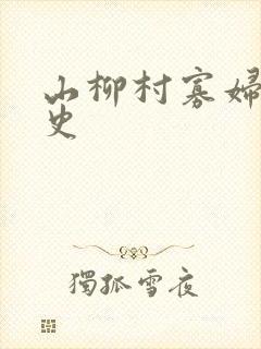 山柳村寡妇的情史