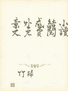 意外成结小说全文免费阅读笔趣阁下载无弹窗