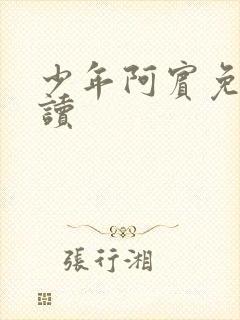 少年阿宾免费阅读