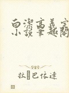 白洁高义完整版小说笔趣阁封面