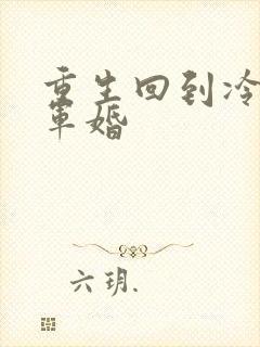 重生回到冷战前军婚