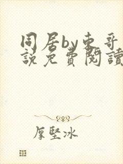 同居by东哥小说免费阅读全文无弹窗