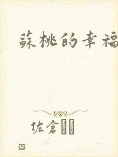 苏桃的幸福生活封面