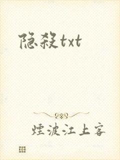 隐杀txt