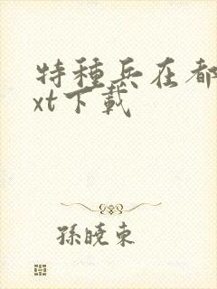 特种兵在都市txt下载封面