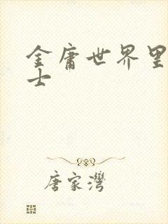 金庸世界里的道士