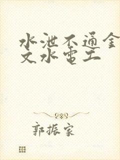 水泄不通金银原文水电工