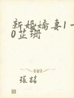 新婚娇妻1一40芷珊