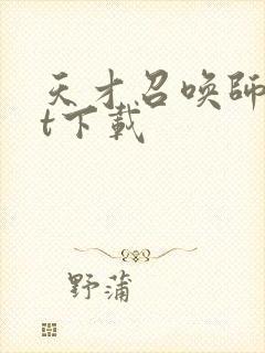 天才召唤师txt下载