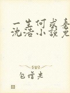 一生何求秦菲雪沈浩小说免费阅读全文