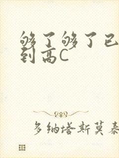 够了够了已经满到高C封面