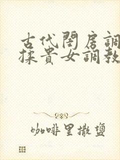 古代闺房调教h揉贵女调教记