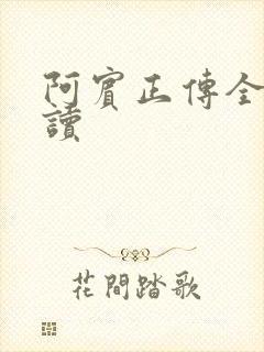 阿宾正传全文阅读