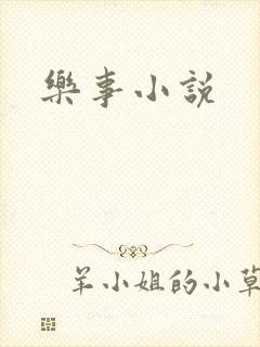 乐事小说封面