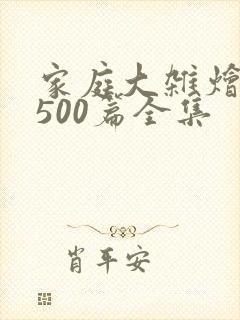 家庭大杂烩小说500篇全集