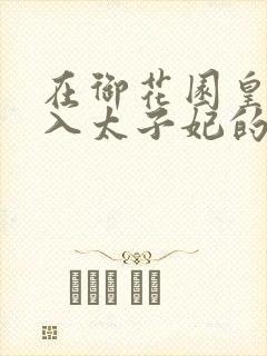 在御花园皇上进入太子妃的小说