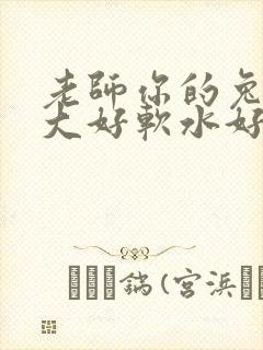 老师你的兔子好大好软水好多