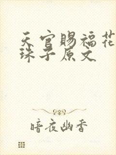天官赐福花怜塞珠子原文
