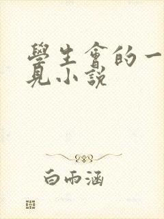 学生会的一己之见小说封面