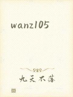 wanz105封面