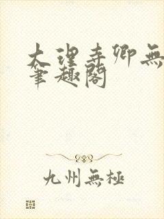 大理寺卿无删改笔趣阁封面