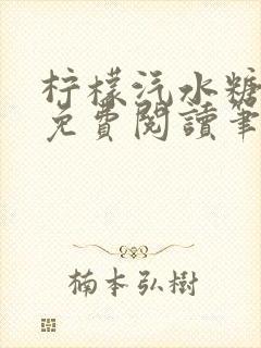 柠檬汽水糖全文免费阅读笔趣阁封面