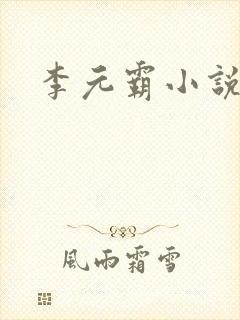 李元霸小说
