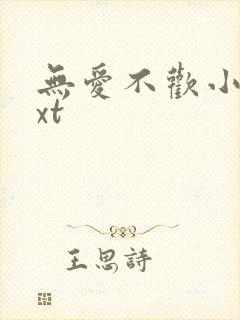 无爱不欢小说txt