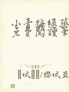 小青梅绿药全文免费阅读笔趣阁封面
