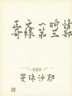 正文～畸情内裤奇缘第三部