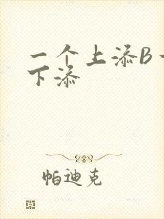 一个上添B一个下添