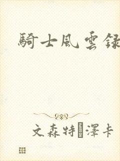 骑士风云录