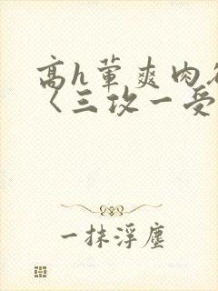 高h荤爽肉欲文〈三攻一受〉视频