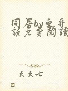 同居by东哥小说免费阅读全文无弹窗