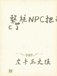 系统NPC把我c了封面