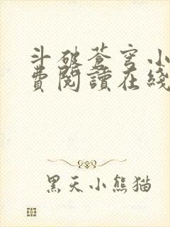 斗破苍穹小说免费阅读在线封面