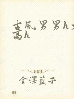 古风男男h文肉高h