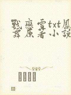 战恋雪txt凤舞原著小说