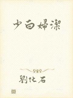 少白妇洁封面