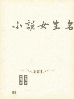 小说女生名字封面