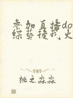 参加直播doi综艺后我火了封面