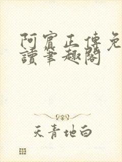 阿宾正传免费阅读笔趣阁