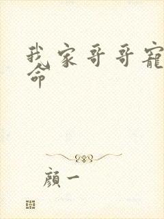 我家哥哥宠妹如命