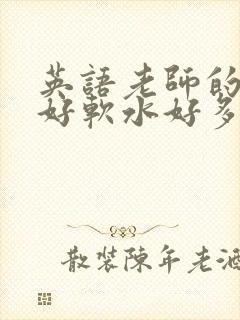 英语老师的兔子好软水好多封面